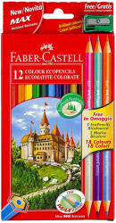 Faber-Castell Faber-Castell: Set creioane colorate - 12+3 buc (110312)