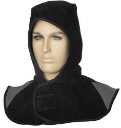 Weldas Arc Knight kámzsa fekete hasított bőr kapucni 23-6630XL