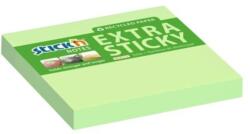 STICK N Stick`N ExtraSticky Recycled 76x76 mm 90 lap újrahasznosított pasztell zöld jegyzettömb (21602) - tintasziget