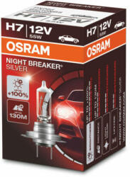 OSRAM Night Breaker Silver +100% H7 halogén izzó 64210NBS