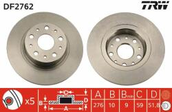 TRW Disc frana TRW DF2762 (DF2762) - automobilus