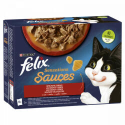 FELIX 12x85g Sensations Házias Válogatás Szószban - tenyesztoitap