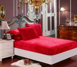 BedStyle mikroflanel lepedő Elegance - piros - 90 x 200 cm