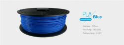 3D FILAMENT 1, 75mm PLA Kék /1kg-os tekercs/ (3DFILAMPLA175BL) - nyomtatokeskellekek