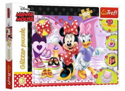 Trefl Glitter Puzzle - Minnie és Daisy 100 db-os (14820)