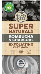Earth Kiss Ingrijire Ten Super Naturals Masca Fata Exfoliere Kombucha & Carbune 10 g