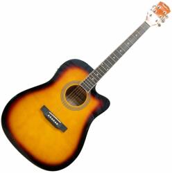 Pasadena SG028CE Vintage Sunburst Chitară electro-acustică Dreadnought