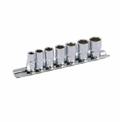 PROJAHN Set de chei tubulare 1/4" PROJAHN, scurt, metric 6-13 mm suport sina 7 buc/set (PRO.4201)