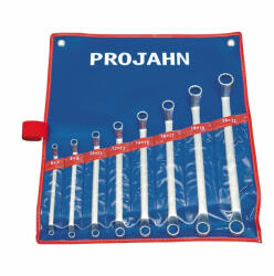 PROJAHN Set de chei inelare cotite duble PROJAHN metrice 6-22 mm 8 buc/set in husa (PRO.4402)