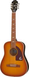 Epiphone Lil' Tex Travel Electric/Acoustic (Incl. Gig Bag) Faded Cherry Sunburst
