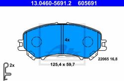 ATE set placute frana, frana disc ATE 13.0460-5691.2 (13.0460-5691.2)