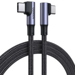 UGREEN Elbow kábel USB-C / USB-C QC PD 100W 5A 2m, fekete (US335)
