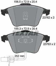 TEXTAR set placute frana, frana disc TEXTAR Q+ 2376201 (2376201)