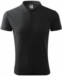MALFINI Tricou polo bărbați Pique Polo - Ebony gray | 3XL (2039418)