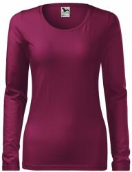 MALFINI Tricou pentru femei cu mânecă lungă Slim - Fucsia | 2XL (1394317)
