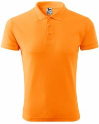 MALFINI Férfi galléros póló Pique Polo - Mandarin narancs | 2XL (203A217)