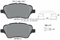 TEXTAR set placute frana, frana disc TEXTAR Q+ 2513402 (2513402)