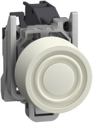 Schneider Electric Schneider XB4BPS11GEX Harmony ATEX DG komplett nyomógomb, Ø22, beépített védősapkás, 1NO, fehér (XB4BPS11GEX)