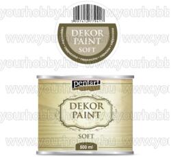 Pentart Dekor Paint Soft lágy dekorfesték 500 ml - cappuccino