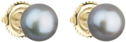 Pavona Cercei din aur cu șurub și perle de râu gri 921004.3