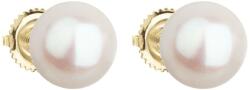 Pavona Cercei din aur cu șurub și perlă albă de râu 921005.1