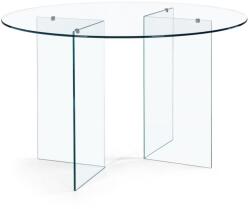 Bizzotto Masa din sticla transparenta Iride Ø 130 cm x 75 h (5732116)
