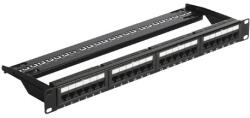 ASYTECH Networking Patch Panel 1U, UTP cat5e, 24 porturi RJ45 - ASYTECH Networking ASY-PP-UTP5E-24 (ASY-PP-UTP5E-24) - wifistore