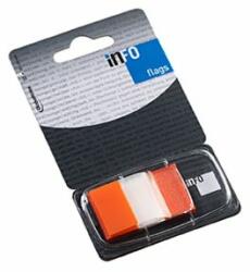 Info Notes Index adeziv Info Flags 25 x 43 mm portocaliu (GN7728-67)