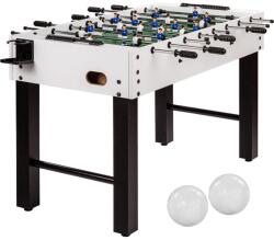 GamesPlanet® Csocsóasztal GLASGOW Fehér 121 x 101 cm (20060260)