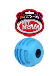 PET NOVA DOG LIFE STYLE Minge pentru caini, albastra, aroma de vita, 6cm
