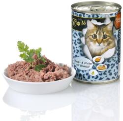 O'Canis Hrana umeda pentru pisici adulte, cu carne de pasare, somon si ulei de sofran 400 g