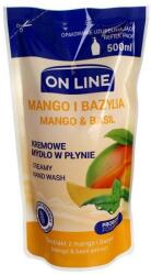 On Line Săpun lichid - On Line Mango & Basil Creamy Hand Wash 500 ml - makeup - 18,82 RON