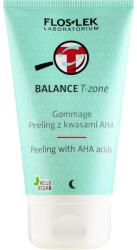 FLOSLEK Peeling cu acizi, pentru față - Floslek Balance T-Zone Gommage Peeling With AHA Acids 125 ml