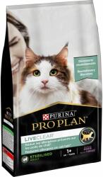 PRO PLAN 1, 4kg PURINA PRO PLAN LiveClear Sterilised Adult pulyka száraz macskatáp
