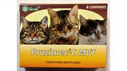 BIOVET Prazimec-C pisici - 4 comprimate