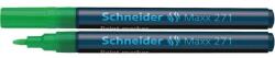Schneider Marker cu vopsea SCHNEIDER Maxx 271, varf rotund 1-2mm - verde (S-127104) - officeclass
