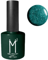 MJ Oja semipermanenta cu sclipici 3 in 1, MJ Gel Polish, Nuanta 100, Enchanted Forest, 10 ml