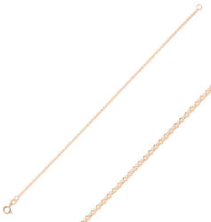 BeSpecial Bratara argint 925 tip Rolo, placata cu aur roz - Lungime: 18, 5 cm (BTU0196)