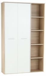  Гардероб Mаurus111x34x181.2cm Дъб сонома с бяло