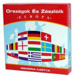 Fakopáncs Memóriakártya: Országok és zászlóik (Európa)