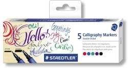 STAEDTLER Kalligrafikus kétvégű marker 5db-os készlet (TS3002C5)