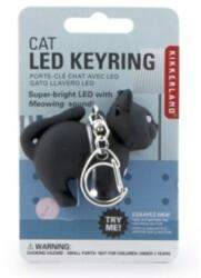 Kikkerland kulcstartó hanggal, LED-es, macska (KRL21-CDU-EU)