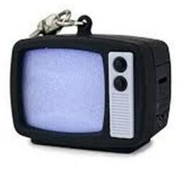 Kikkerland kulcstartó hanggal, LED-es, retro TV (KRL29-CDU-EU)