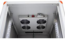 Legrand EC4V 19" rackszekrény ventilátor 1U - Fekete (EC4V)