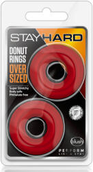 Blush Stay Hard Donut Rings Oversized Red Inel pentru penis