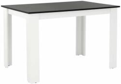  Kraz K75_120 Étkezőasztal - fehér-fekete (0000149888)