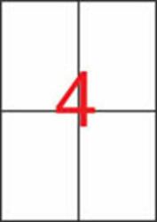 APLI Etikett, 105x148 mm, poliészter, időjárásálló, fehér, APLI, 80 etikett/csomag (LCA1227) (01227)