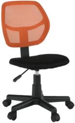 Scaun rotativ portocaliu / negru MESH