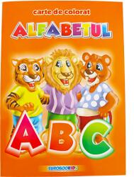 Carte de colorat educativa: alfabet, B5 16 pagini Eurobookids (CARCOL57)