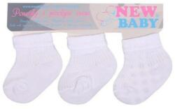 NEW BABY Baba csíkos zokni New Baby fehér - 3 db - babyboxstore - 3 870 Ft